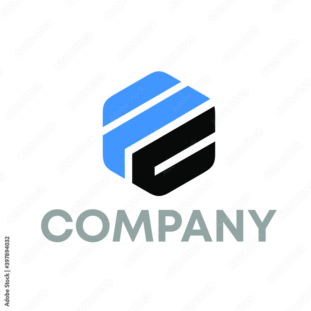 FC logo Stock Vector Adobe Stock