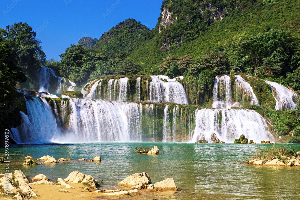 Obraz premium Cascade de Ban Gioc, Vietnam
