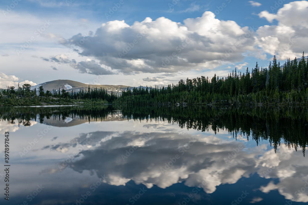 Reflection on Colorado's Sandbeach Lake