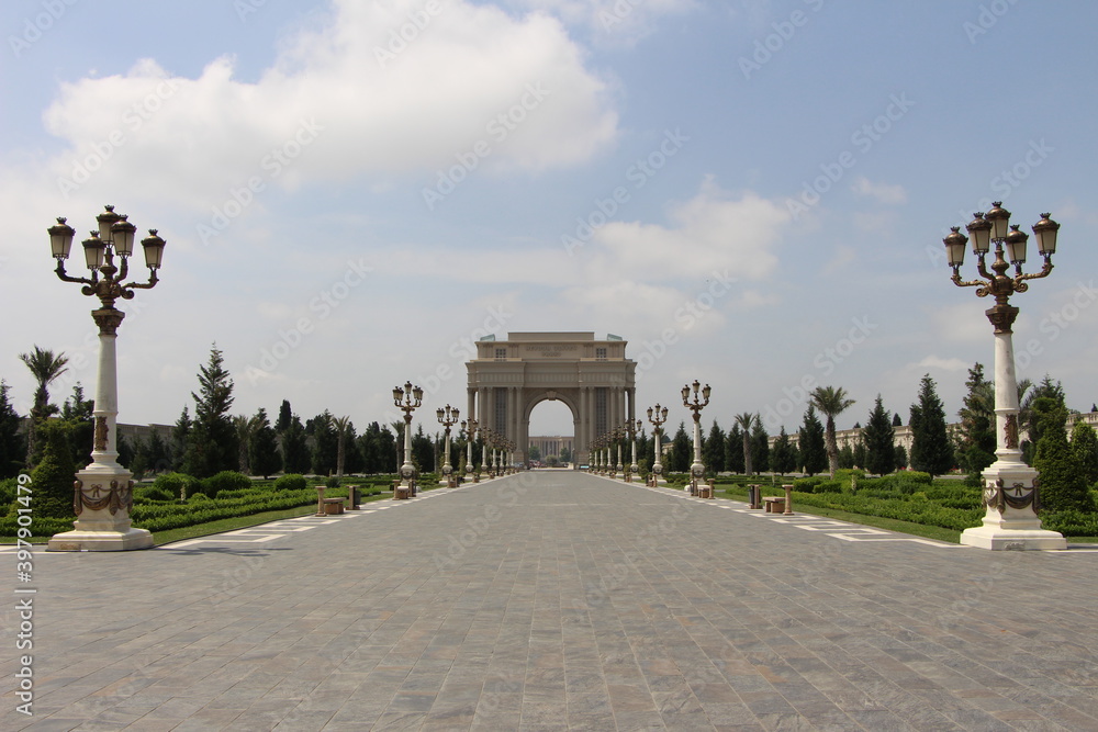 Heydar Aliyev park in Ganja, Azerbaijan