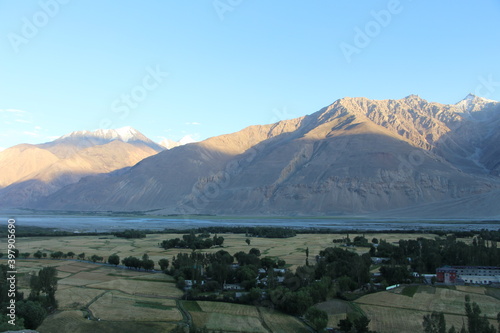 The village of Vrang in the Pamir Highway, Tajikistan photo