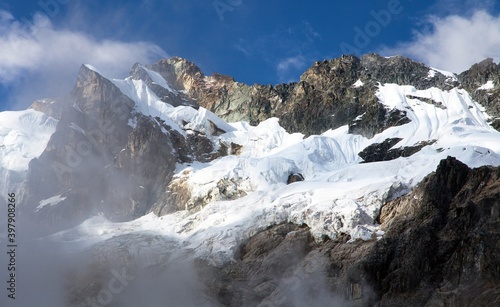 Wallpaper Mural Glacial mountain view from Choquequirao trekking trail Torontodigital.ca