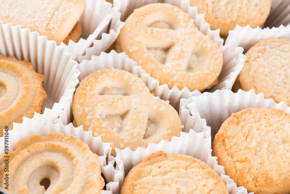 close up of cookies