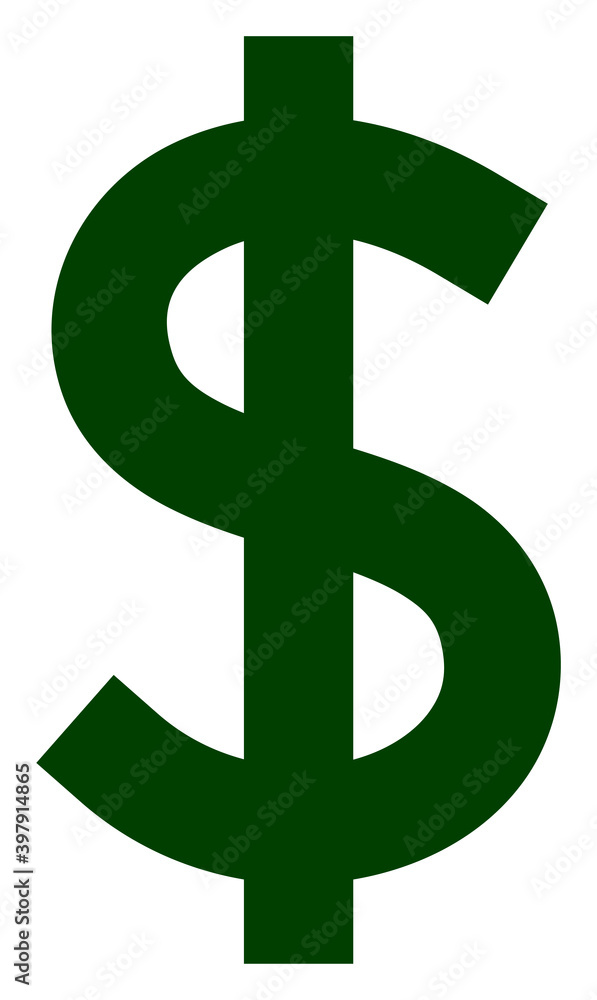 Dollar icon with flat style. Isolated vector dollar icon image on a white background. Dollar icon with flat style. Isolated vector dollar icon image on a white background.