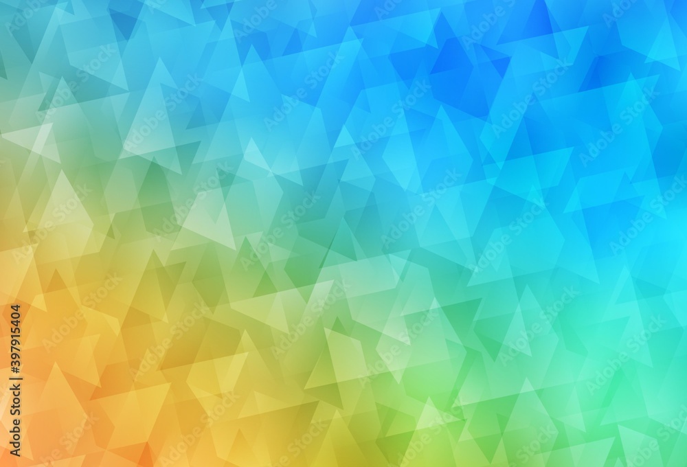 Light Blue, Yellow vector texture in rectangular style. Light Blue, Yellow vector texture in rectangular style.