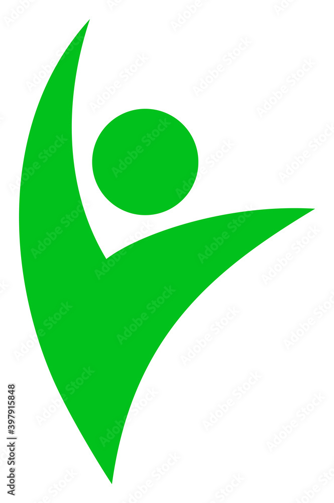 Eco man icon with flat style. Isolated vector eco man icon image on a white background. Eco man icon with flat style. Isolated vector eco man icon image on a white background.