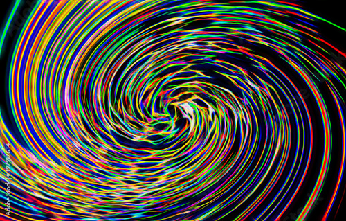 Colorful whirlwind. Graphic digital abstract background