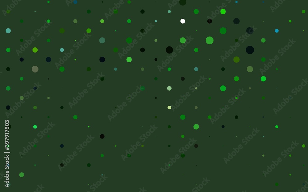 Light Green vector background with bubbles. Light Green vector background with bubbles.