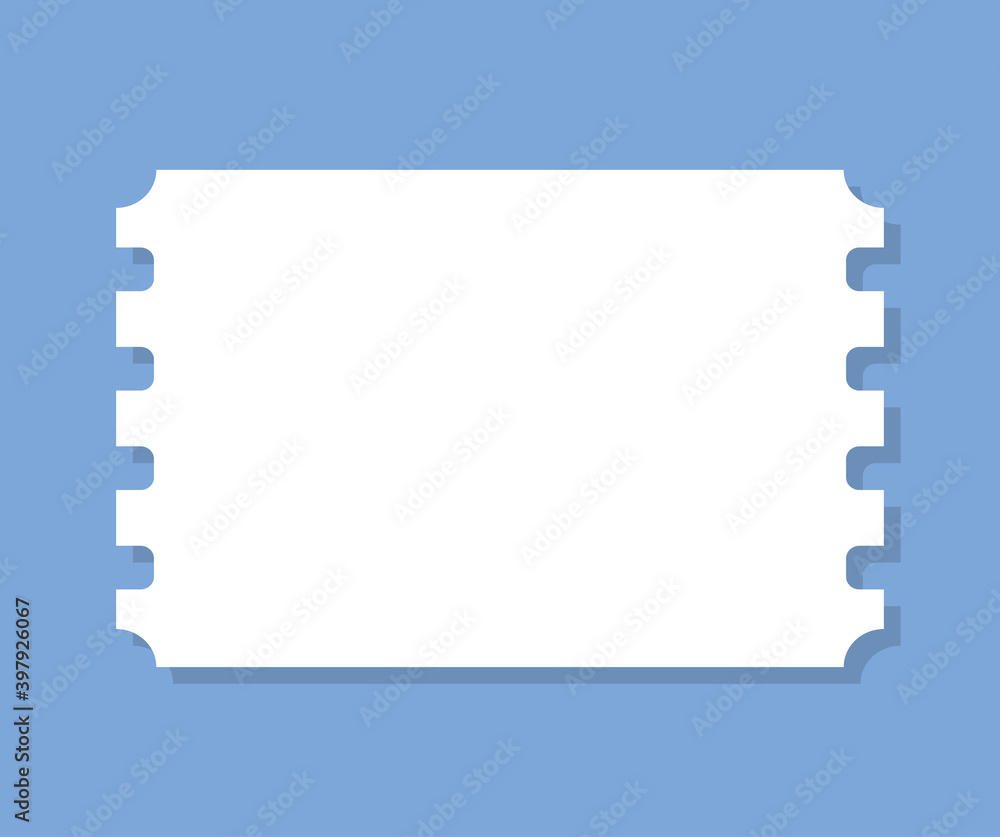 Blank ticket template Blank ticket template