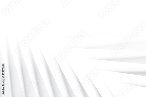 Abstract geometric white and gray color background. Vector, illustration. 