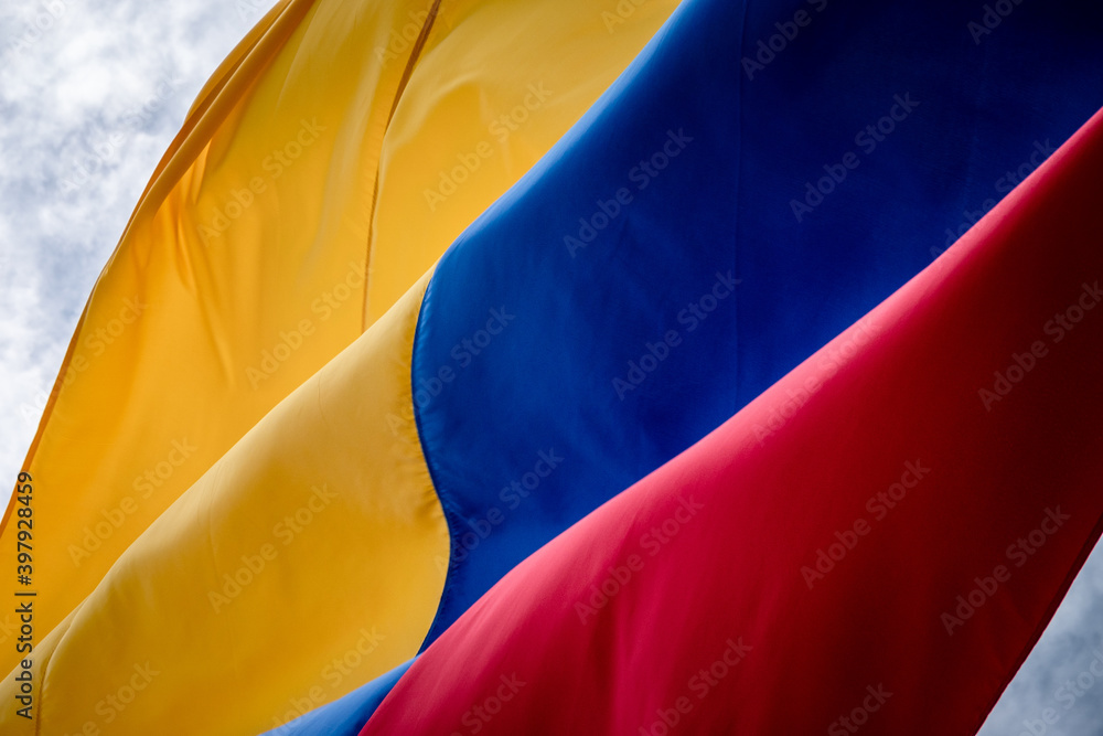 Bandera de Colombia, tricolor, simbolo patrio de la repblica de ...