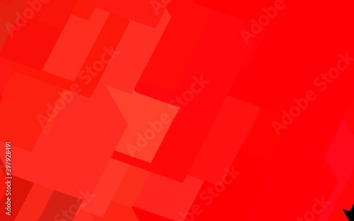 Dark Red vector pattern in square style.