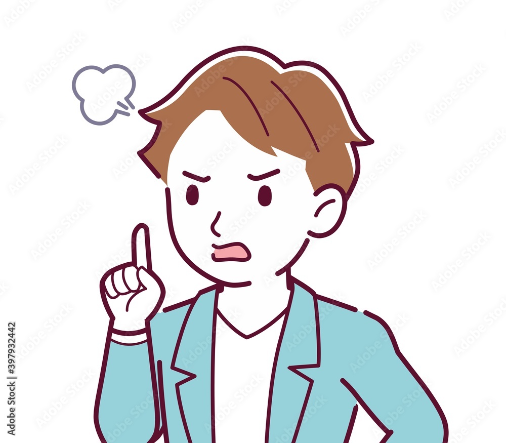 Young and naughty brown-haired man Young and naughty brown-haired man