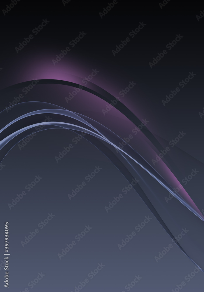 Obraz premium Abstract background waves. Black, pink and chambray blue abstract background for wallpaper or business card