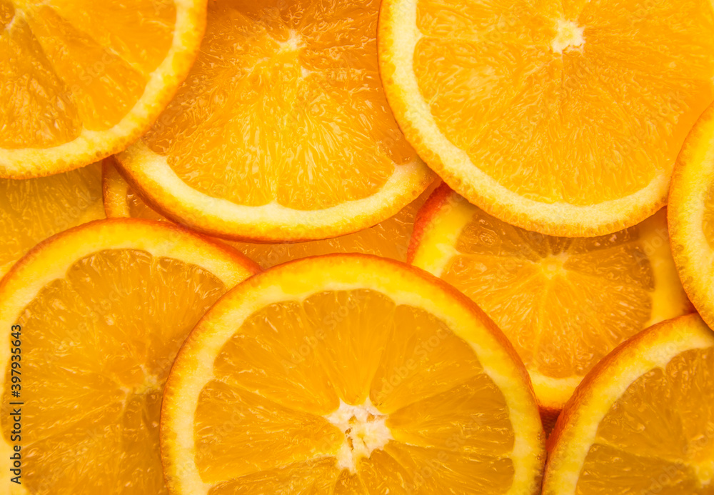 orange slices background orange slices background