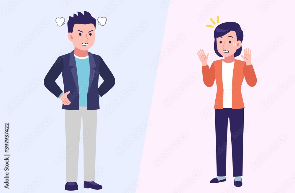 Young and healthy men and women with background Young and healthy men and women with background