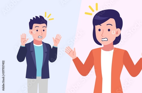 Young and healthy men and women with background