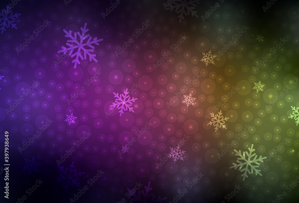 Dark Pink, Yellow vector layout in New Year style. Dark Pink, Yellow vector layout in New Year style.