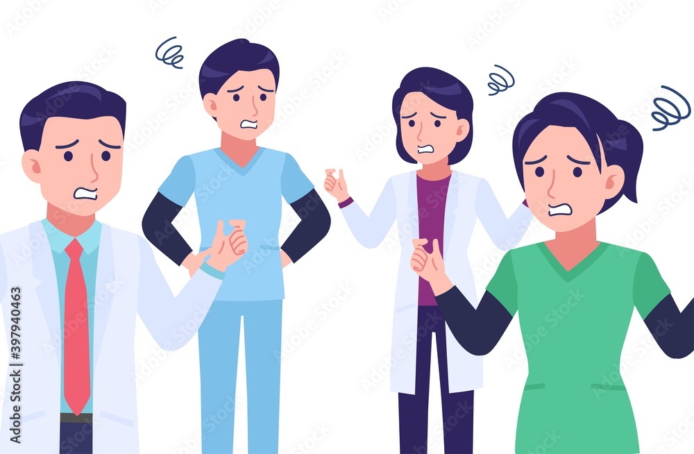 Young and healthy healthcare professionals Young and healthy healthcare professionals