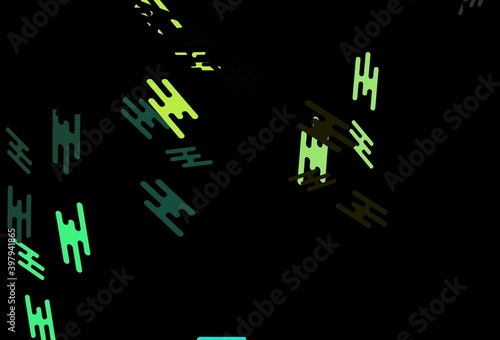 Dark Blue, Yellow vector pattern with narrow lines.