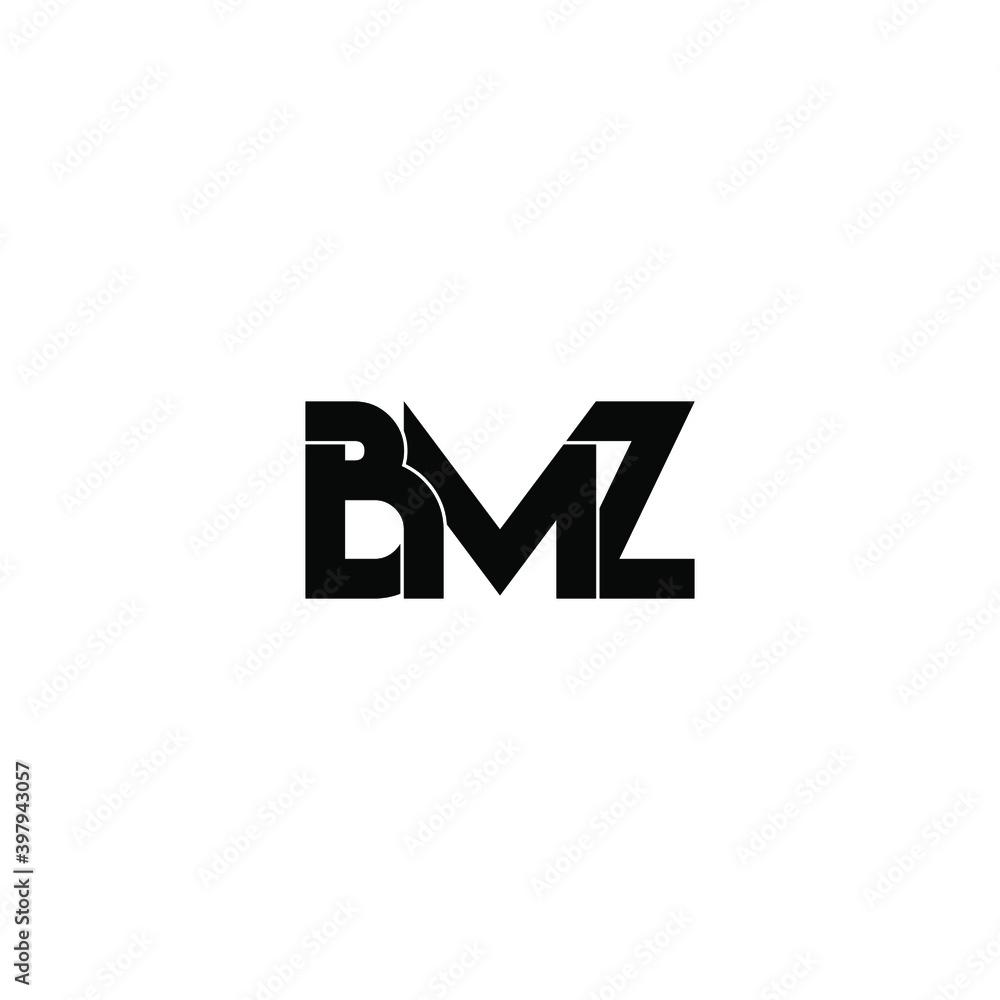 bmz letter original monogram logo design bmz letter original monogram logo design