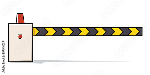 Cartoon Automatic Boom Barrier 