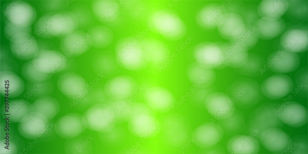 Obraz premium Background abstract green natural bokeh
