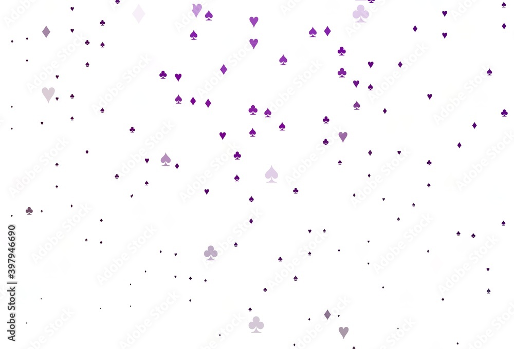 Light Purple vector layout with elements of cards.