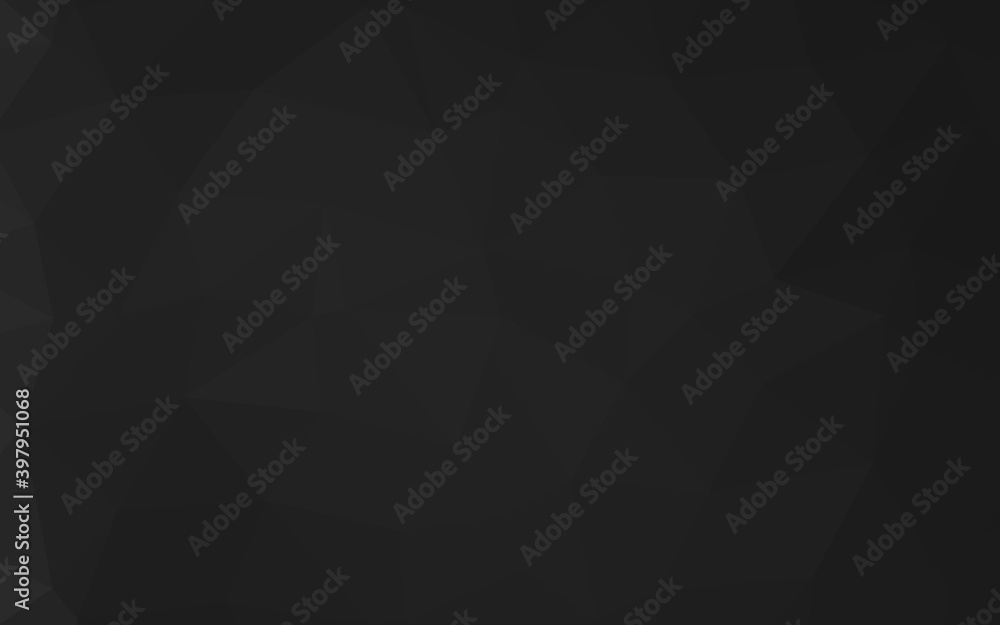 Dark Silver, Gray vector abstract polygonal texture. Dark Silver, Gray vector abstract polygonal texture.