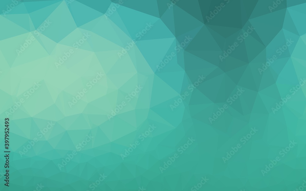 Light BLUE vector polygon abstract layout. Light BLUE vector polygon abstract layout.