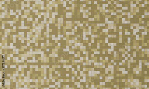 Abstract geometric background. Yellow and brown grid.