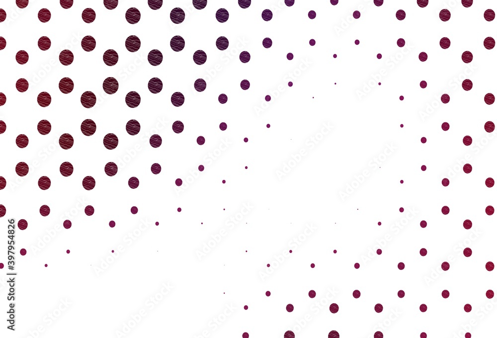 Light pink vector backdrop with dots. Light pink vector backdrop with dots.