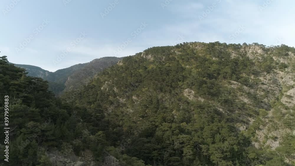 Aerial view of Ayvalik Forests in Turkey Aerial view of Ayvalik Forests in Turkey