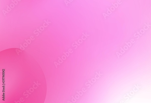 Light Pink vector pattern with liquid shapes.