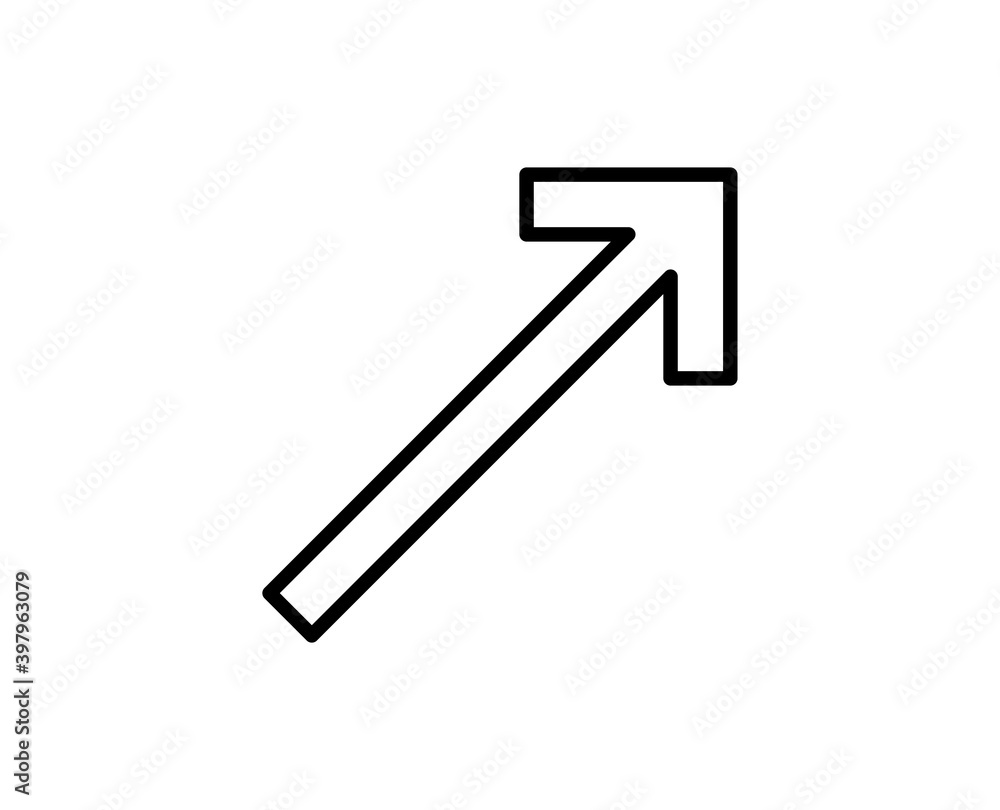 Arrow line icon Arrow line icon