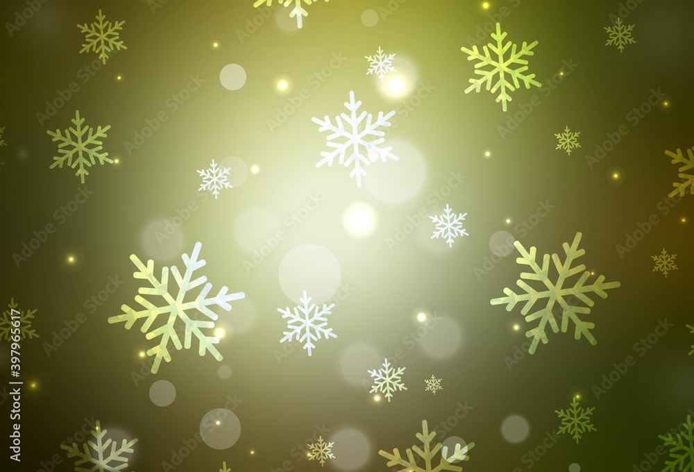 Dark Green vector texture in birthday style. Dark Green vector texture in birthday style.