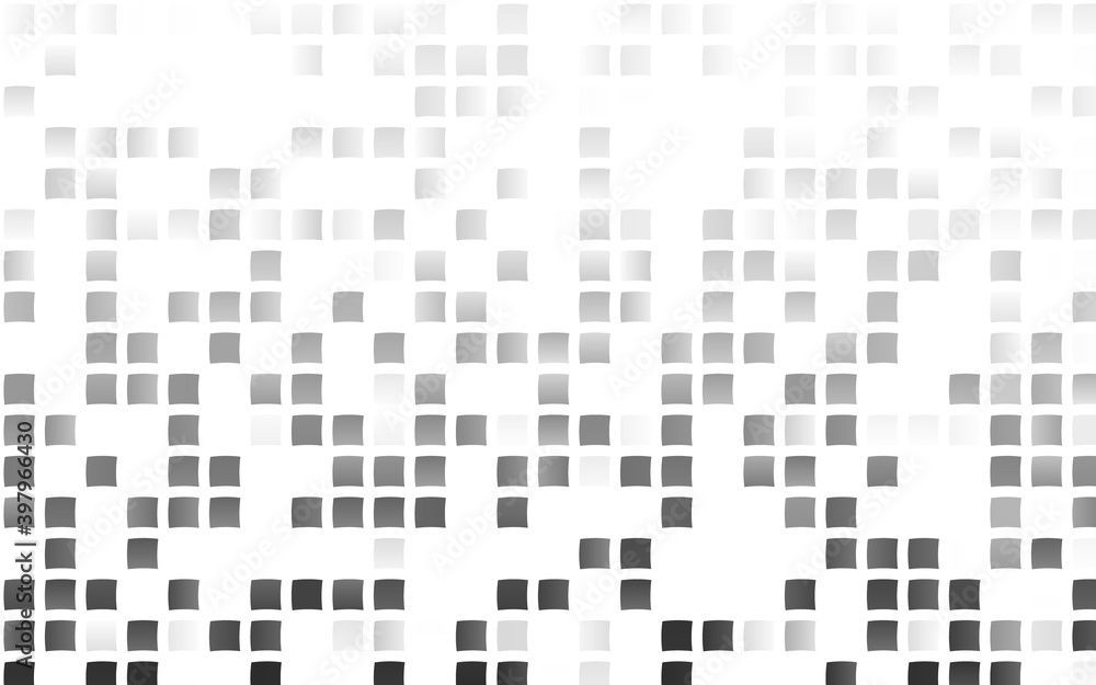 Fototapeta premium Light Silver, Gray vector pattern in square style.