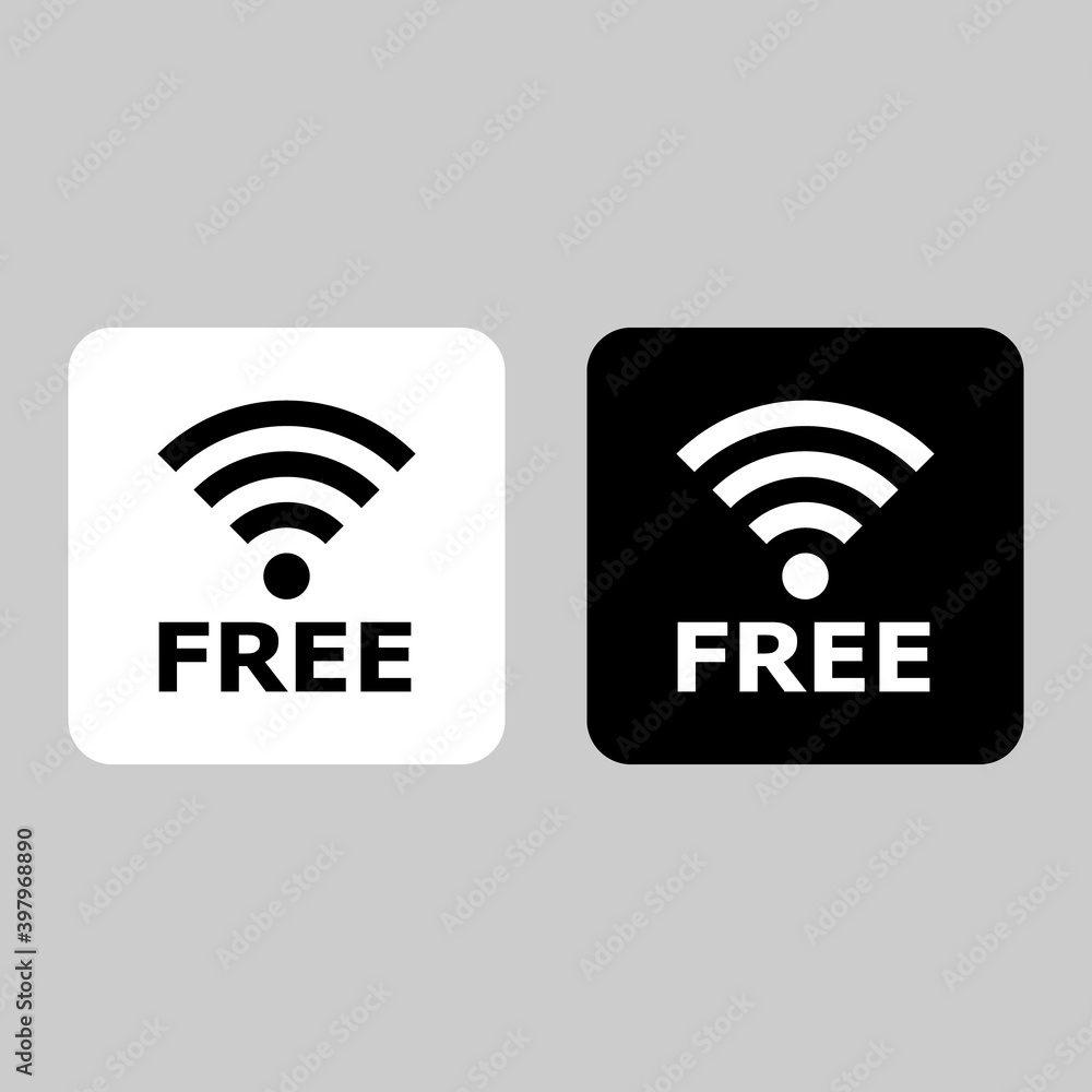 Vector Free Wireless Connection Wi-Fi Icons Vector Free Wireless Connection Wi-Fi Icons