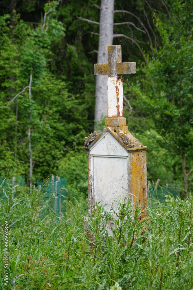 Wegkreuze Kreuze am Wegesrand im Allgäu