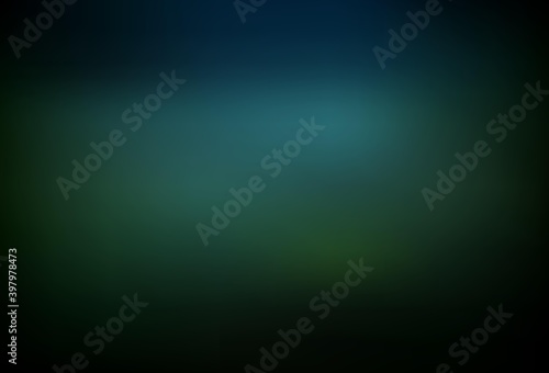 Dark Green vector glossy abstract backdrop. © smaria2015