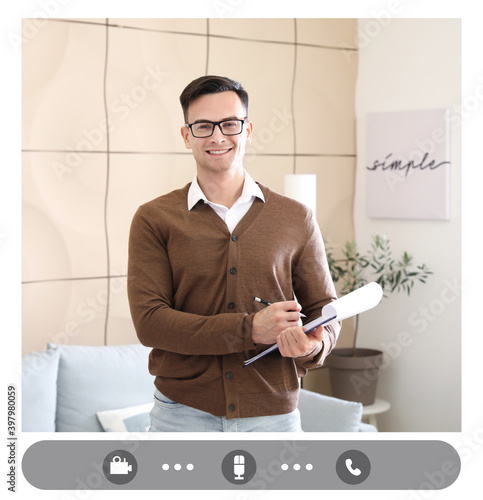 Interface of software used ...