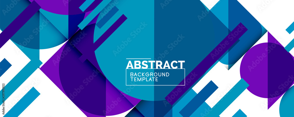Clean minimal geometric abstract background with triangles and circles. Vector illustration for covers, banners, flyers and posters and other designs Clean minimal geometric abstract background with triangles and circles. Vector illustration for covers, banners, flyers and posters and other designs