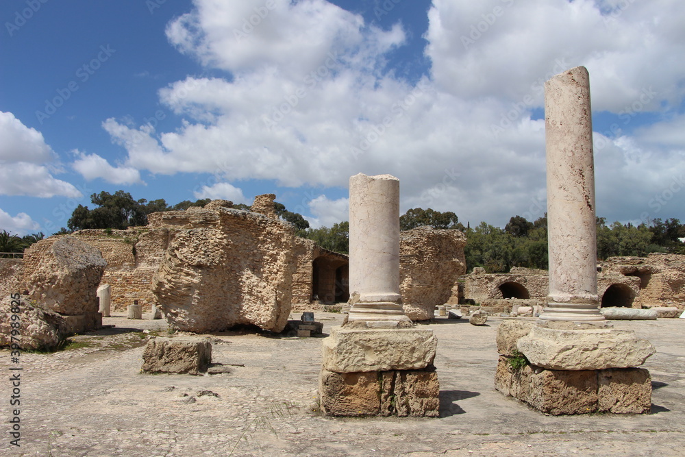 Archeological site of Carthage, Tunisia