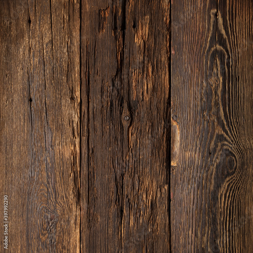 Old wood texture empty dark background, copy space