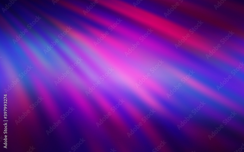 Obraz premium Light Purple, Pink vector texture with colored lines.