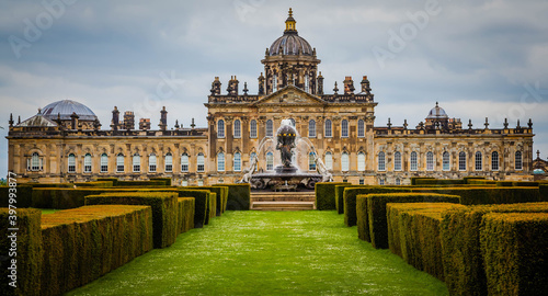 Exterior view of Castle Howard in Yorkshire,  United Kingdom photo