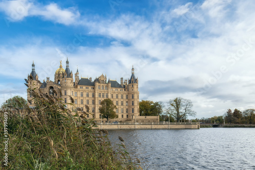 Bild auf Leinwand Schloss zu Schwerin