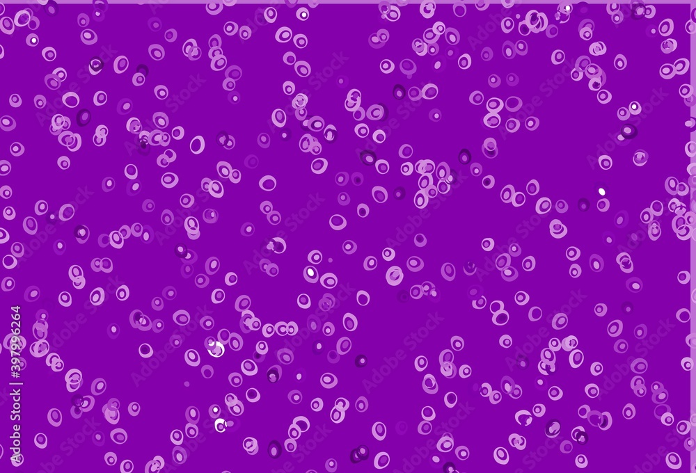 Light Purple vector pattern with spheres. Light Purple vector pattern with spheres.