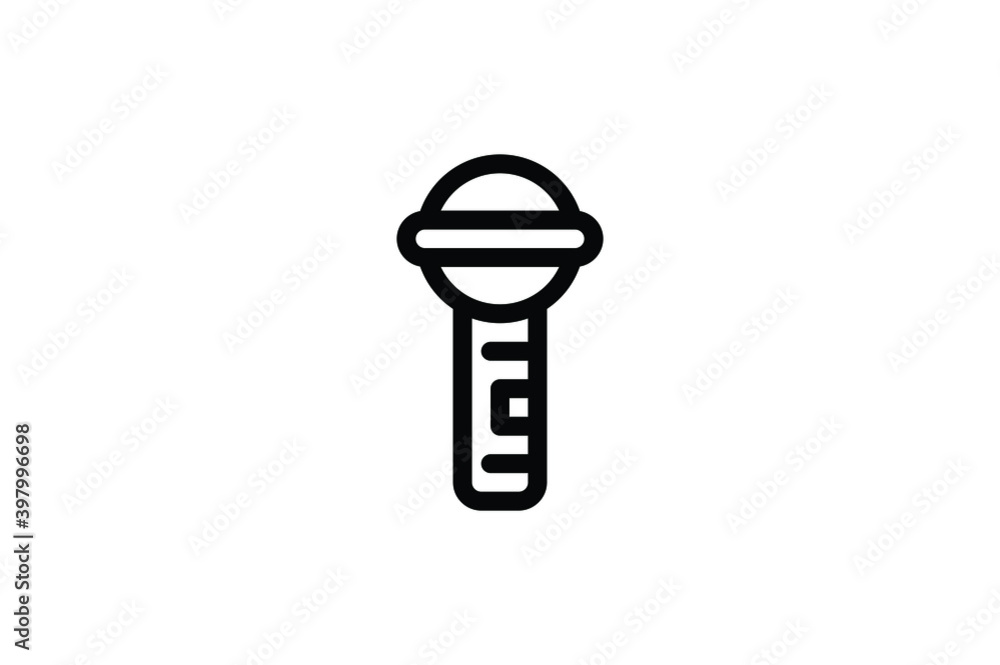 Auction Outline Icon - Microphone Auction Outline Icon - Microphone