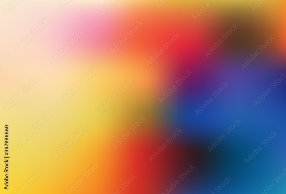 Light Blue, Yellow vector colorful abstract texture.